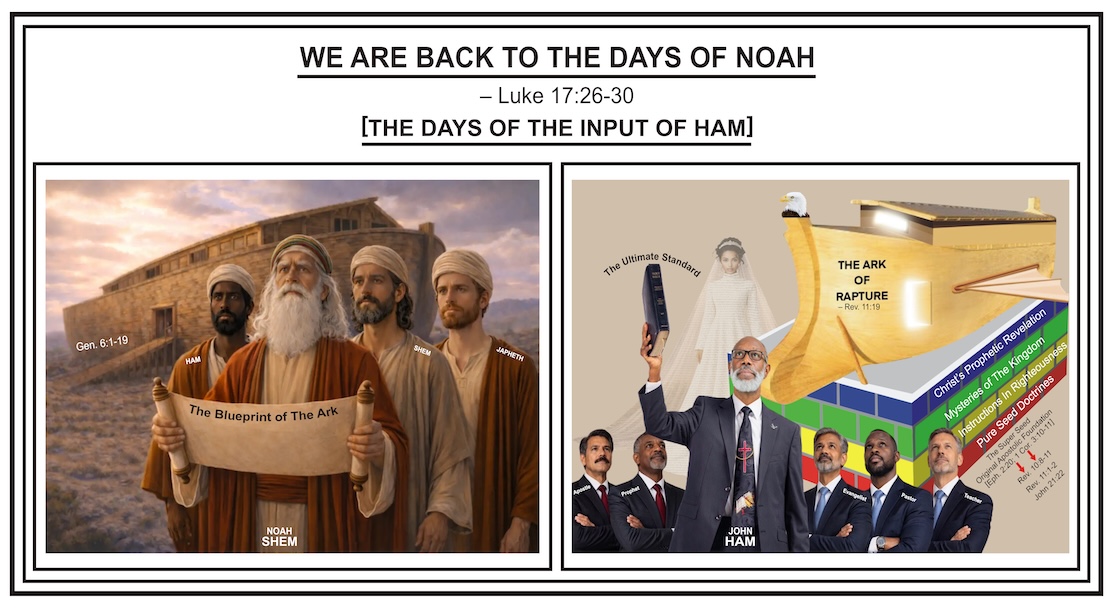 WE ARE BACK TO THE DAYS OF NOAH